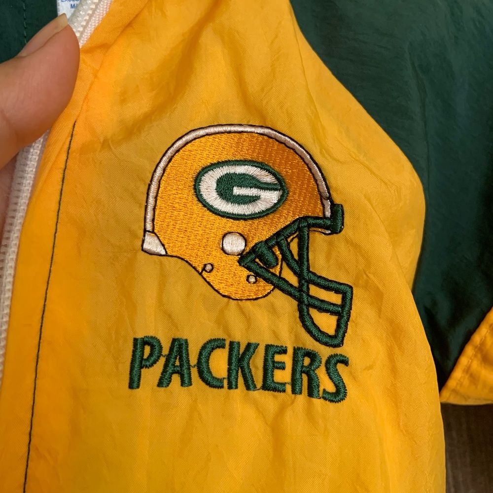 Green Bay packers windbreaker jacket